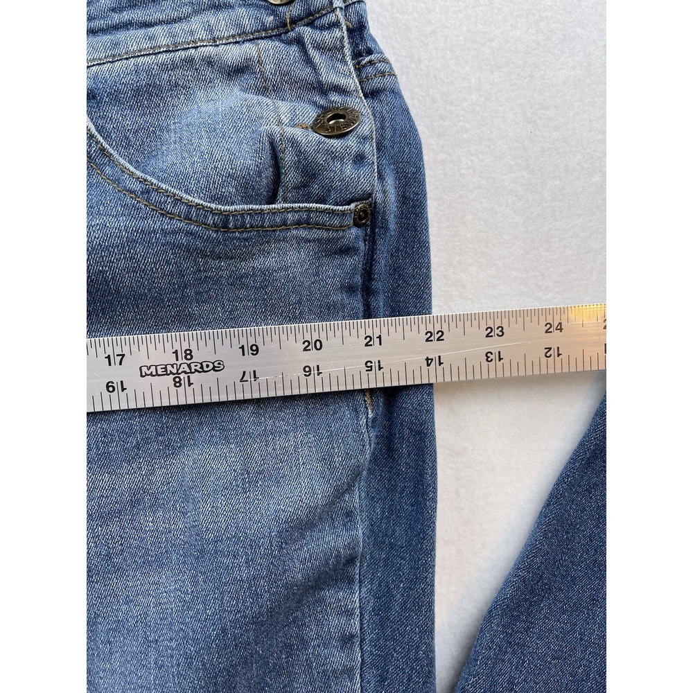 Ashley Stewart Denim Overalls Distressed Size 18 - Picture 8 of 15